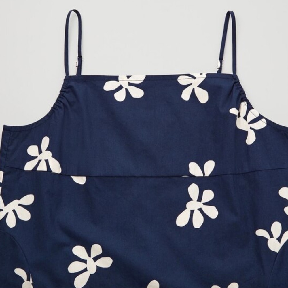 Uniqlo Printed Cotton Tiered Camisole Dress (Hana Tajima) - Picture 3 of 7